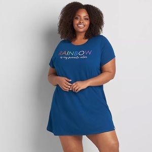 Rainbow Comfy Sleep Shirt 18/20 and 22/24